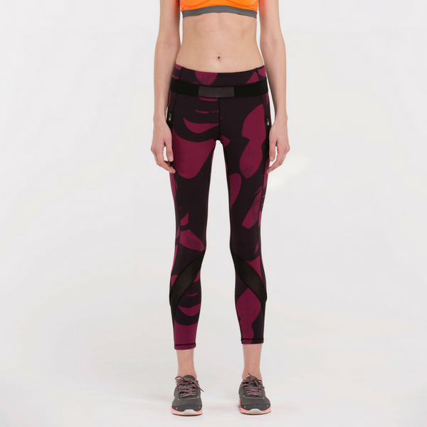 Direct-To-Consumer Yoga Pants: Abstract Art Wine