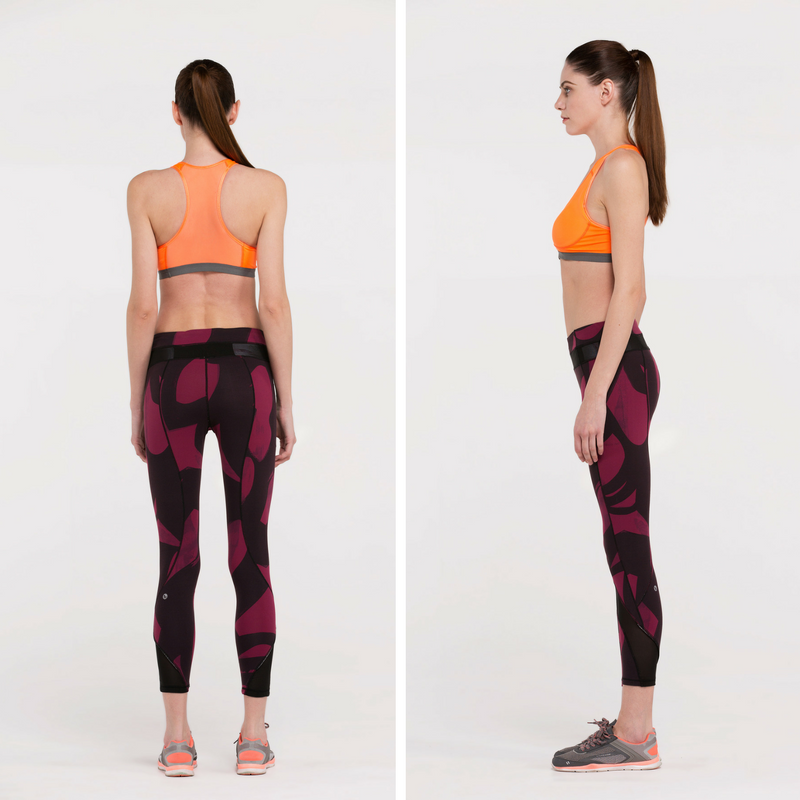 Direct-To-Consumer Yoga Pants: Abstract Art Wine