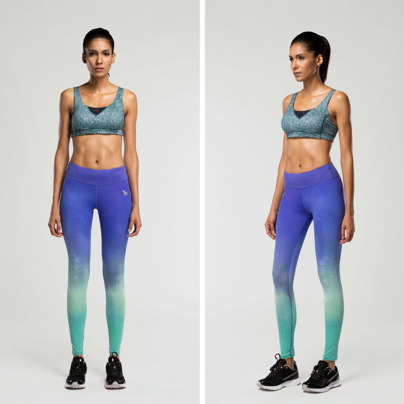 Direct-To-Consumer Yoga Pants: Ombre Galaxy I